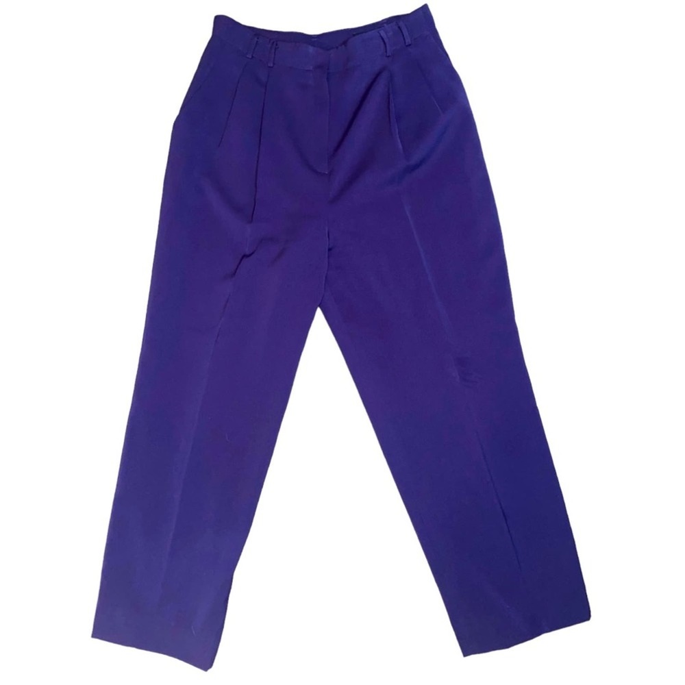 Kasper & Company ASL Vintage Style Purple Women’s Pants Size 14